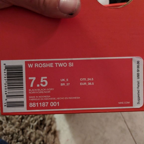 NWT Nike Roshe 2 SI - Black Leather - Picture 6 of 6